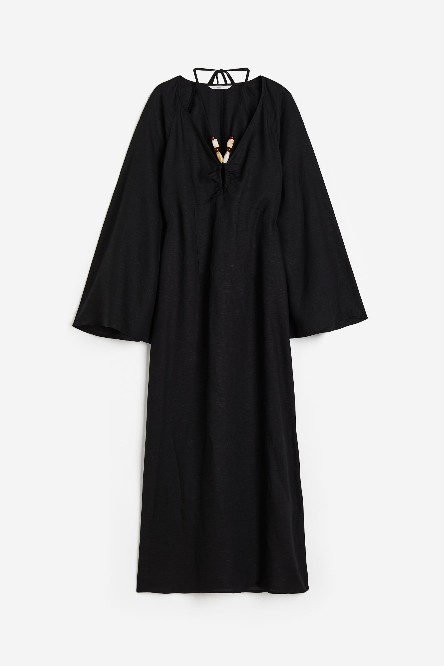 

Linen-blend dress