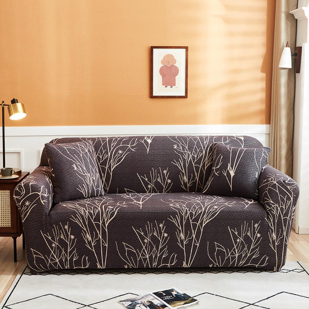 Elastic Sofa Slipcover Full Coverage Non Slip Stretchable Sofa Protector for Home Decor