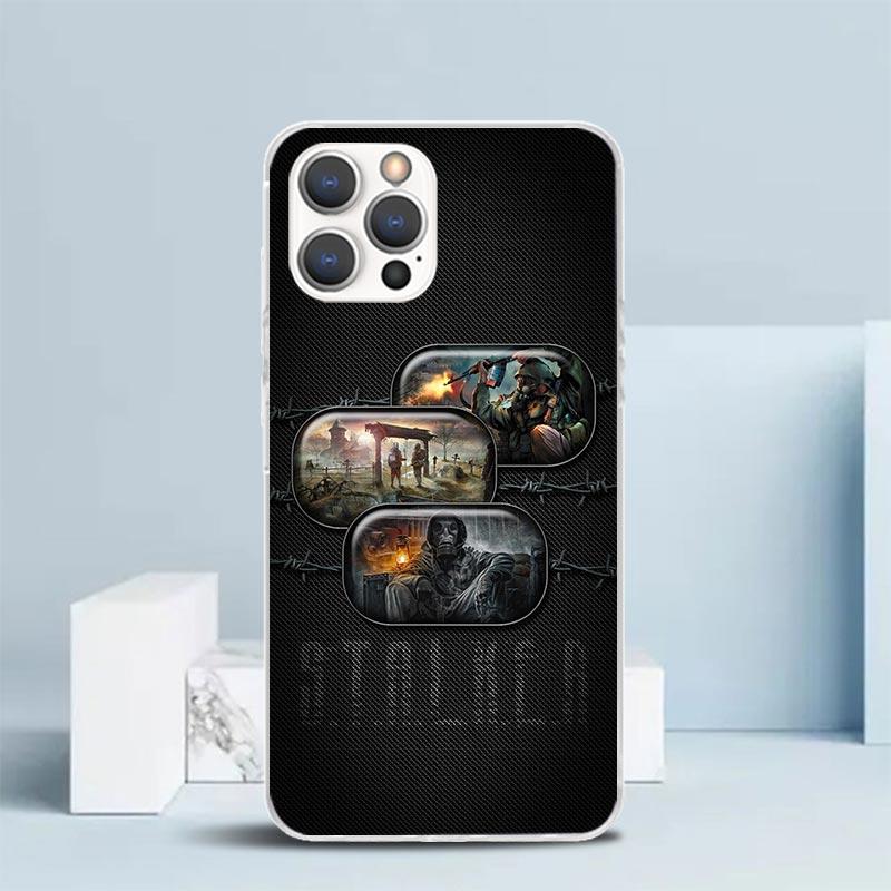 

Game S-Stalker Soft Cover for iPhone 16 17 Air 15 14 Pro Max 16E Phone Case 13 Mini 12 11 7 SE 8 Print Pattern Fit Cases 16 17 A iPhone 14