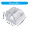 86 Type Outdoor Socket Waterproof Box Self-Adhesive Socket Case Plastic Electrical Outlet Cover Dustproof Box Enduring
