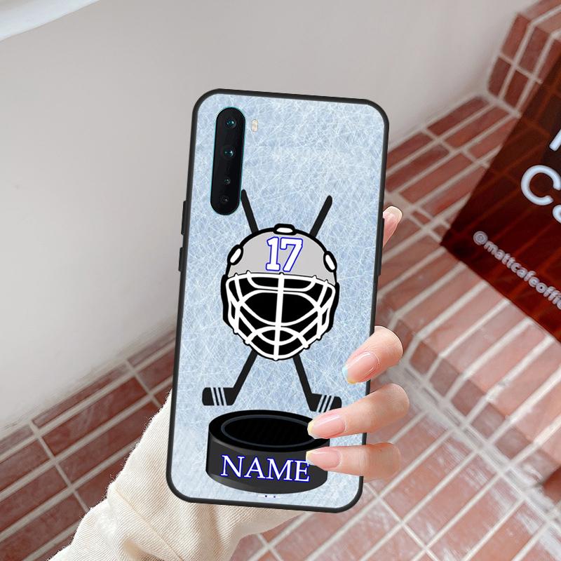 Ice Hockey Personalised Case For OnePlus 15 13 12 11 13T 13R 12R 10R 10T 8T OnePlus Nord 5 CE 3 4 Lite N20 N30 Cover