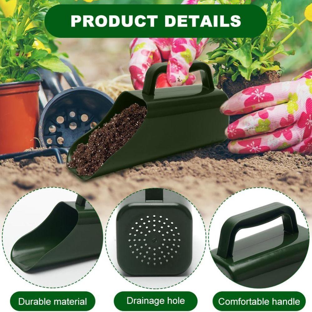 Professional Wear Resistant Garden Soil Scoop Multi-Function Digging Up Soil Shovel Mini Scoop Cultivation