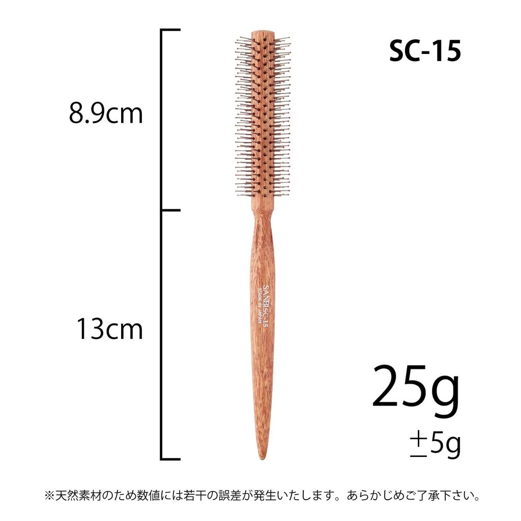 Sanby Industries Roll Brush SC Series 12 Japanese-made (29mm Diameter, Rows, SC-15)