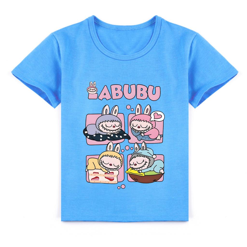 Kinder 2D T-Shirt Labubu T-Shirt Kinder Kurzarm