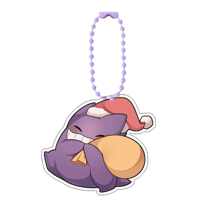Pokemon Gengar Jigglypuff Gengar Mimikyu Self-Control Acrylic Cartoon Key Buckle Pendant Anime Classics Game Collection Toys