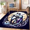 1 Stück The Nightmare Before Christmas Teppich, Schlafzimmer und Spielzimmer Langlebig, Fleckenbeständig und Leicht zu Reinigen, Wohnzimmer