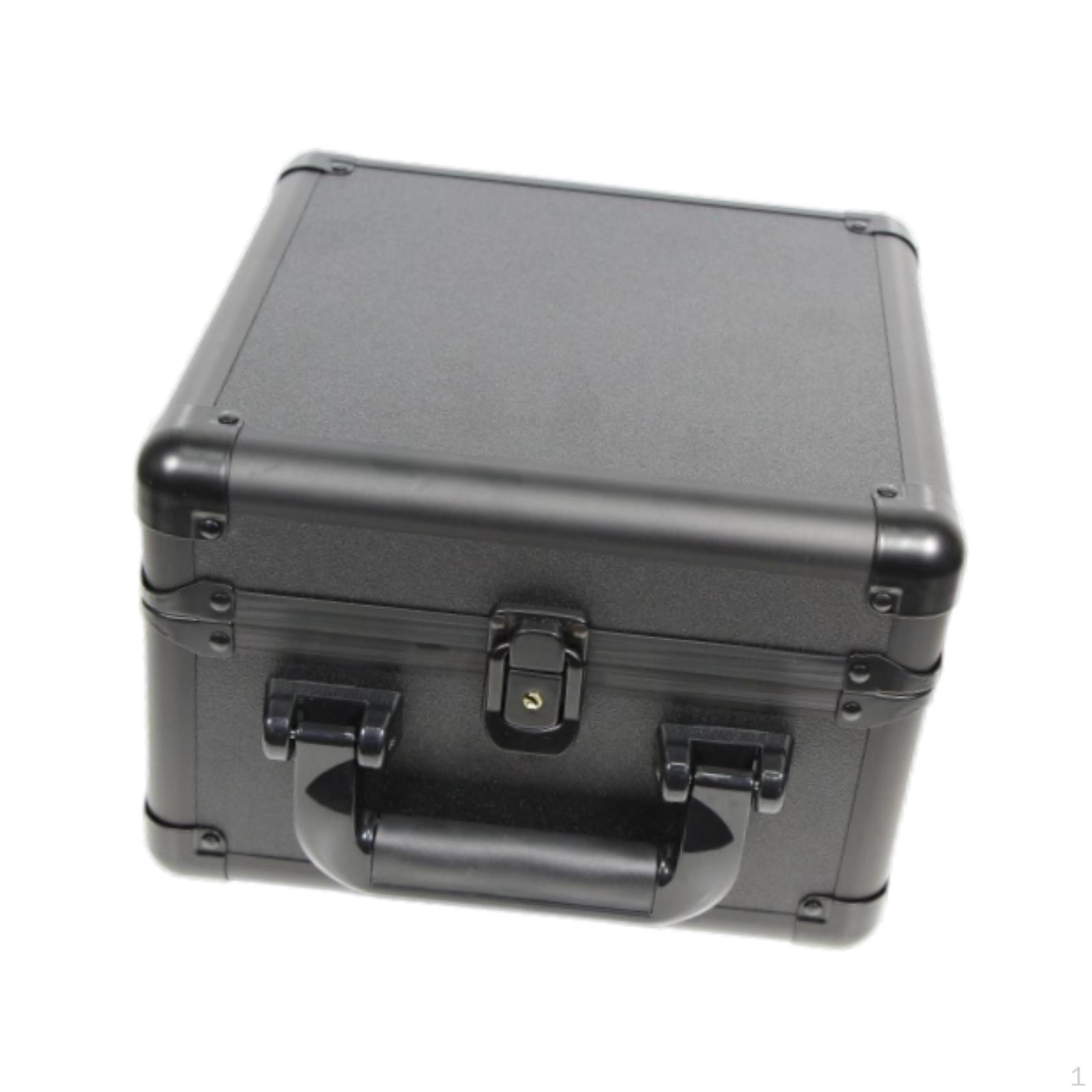 

Card Storage Box Aluminum Collectible Organizer with EVA Foam, Portable, Suitable for Children Frosted