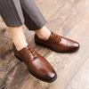 Classic Men Derby Shoes Men Comfortable Fashionable Leather Shoes Business Office Brand Men Shoes Black Brown Size 38-48