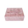 Kosmetik-Organizer-Schrank, 36 Fächer, waschbarer Acryl-Make-up-Aufbewahrungskoffer für falsche Wimpern, Rosa