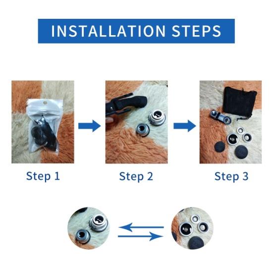 3 in 1 Mobile Phone Fish Eye Super Wide Angle Macro Camera Lens Kit with Clip