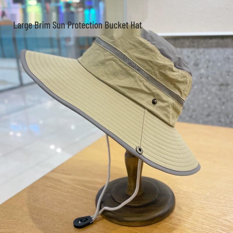 Унисекс быстросохнущая широкополая шляпа от солнца