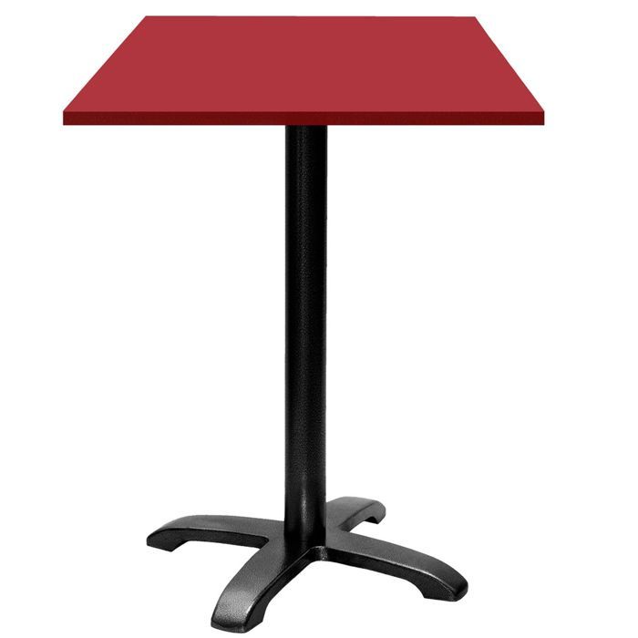 60 X 60 Cm High Table - Bazila Red Model