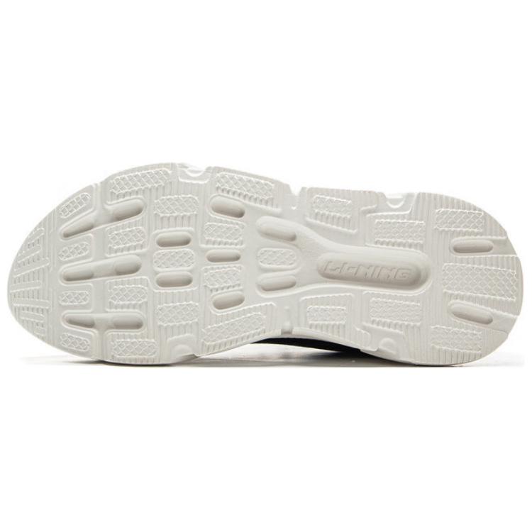 Li Ning Lightweight Soft Rebound Casual Running Shoes Men Sneakers Black ARSV035-1