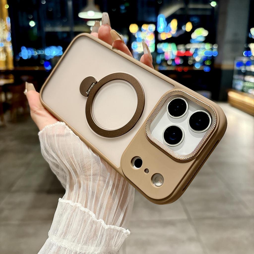 iPhone 17 Pro Max 360° Magnetic Stand Case with Heat Dissipation & Full-Coverage Anti-Drop Protection