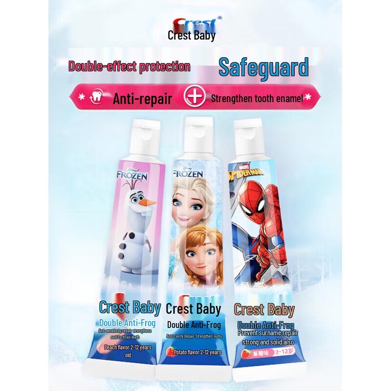 Crest Kids Dual Effect Anti-Cavity Toothpaste, Olaf Edition