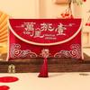 Brocade Cloth Tassel Brocade Red Envelope Spring Festival New Year Money Bag  Party Gifts