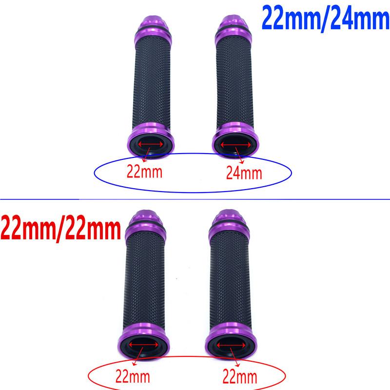 22/24MM Motorcycle grips hand rubber pedal biker scooter handlebar grips modified handlebar throttle turn Grip Settle Grips Throttles 2