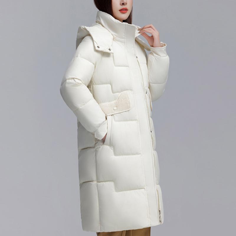 Móda Žena Zimní Dlouhé Kabáty s Kapucí Ležérní Volné Hrubé Teplé Parky Dámské Bundy