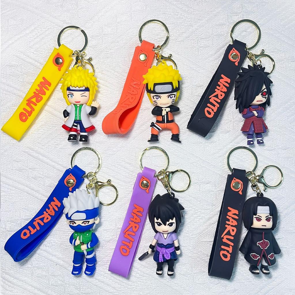 Chaveiro Naruto Anime Chaveiro Personagem Hatake Kakashi Brinquedo de Desenho Animado, Decorações de Chaveiro de Bolsa Carro Presentes para Fãs