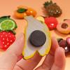 Creative Fridge Magnet Decor 3D Cute Cartoon Fruit Message Board Refrigerator Magnet Sticker for Kids Toy Gift Home Decoration