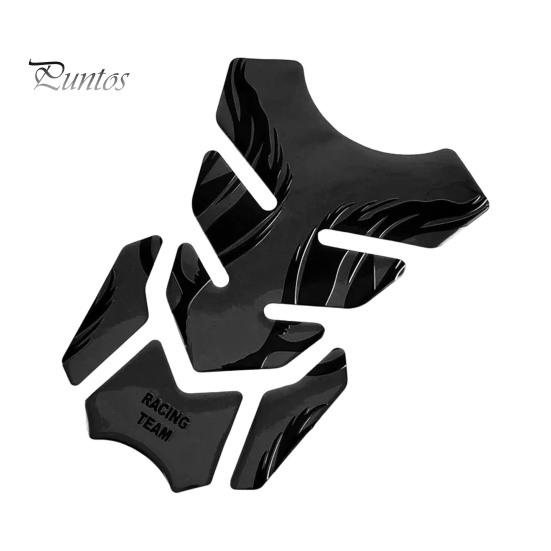 

Універсальна тривимірна наклейка на бензобак для мотоцикла, самоклеюча сильна клейкість, водонепроникність, що легко наноситься, протектор паливного баку. чорний