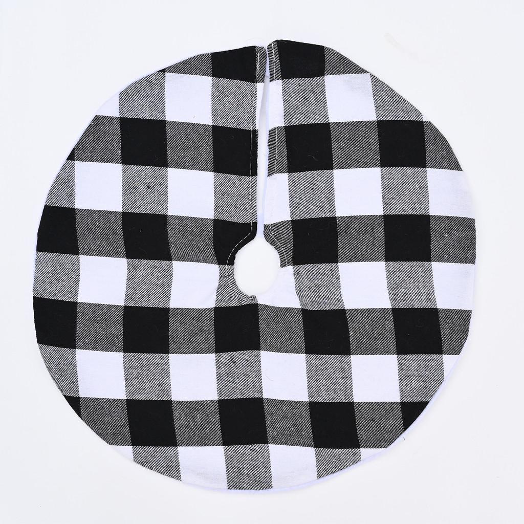 Charming Tree Mini Skirt For Christmas Featuring Soft Red Black And Black Fabric White