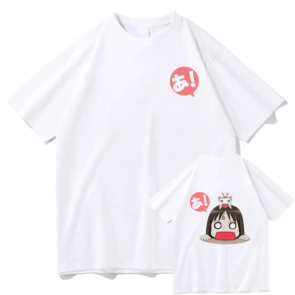 Anime AzuUnisexga Daioh T Shirt Women Kawaii Chibi Osaka and Chiyo Chans Dad TShirts Unisex Sweatshirt Summer Cotton Plus Size Tops