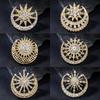 Muslimischer Stern Mond Brooch Universelle Legierung Brooch Trendige Und All-Match Kleidung Rucksack Schal Accessoires Broschen 1 Stück