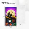 Ghost Pumpkin Halloween Soft Face Towel Quick Dry Pool Bath Cotton Towels Absorbent Quick