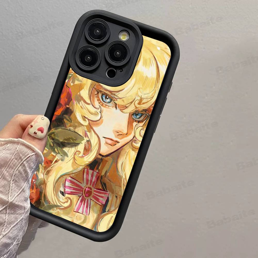 Classic Anime The Rose Of Versailles Phone Case For IPhone 17 16 15 14 13 12 11 Pro Max Mini Plus Soft TPU Back Cover