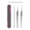 Precision Acne & Blackhead Removal Tweezers Set - Pimple Needle and Squeezing Tool