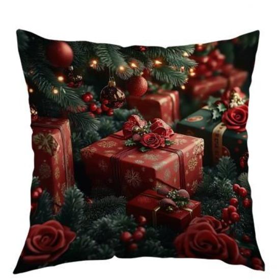 Christmas Pillow Cover Pillow Cover Without Core Home Decoration Sofa Cushion Living Room Bedside Pillow
