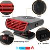 Car Defroster Windshield Heater Rotating Quick 12V Defroster Portable Electronic Auto Heater For Driving Travel Winter Morning