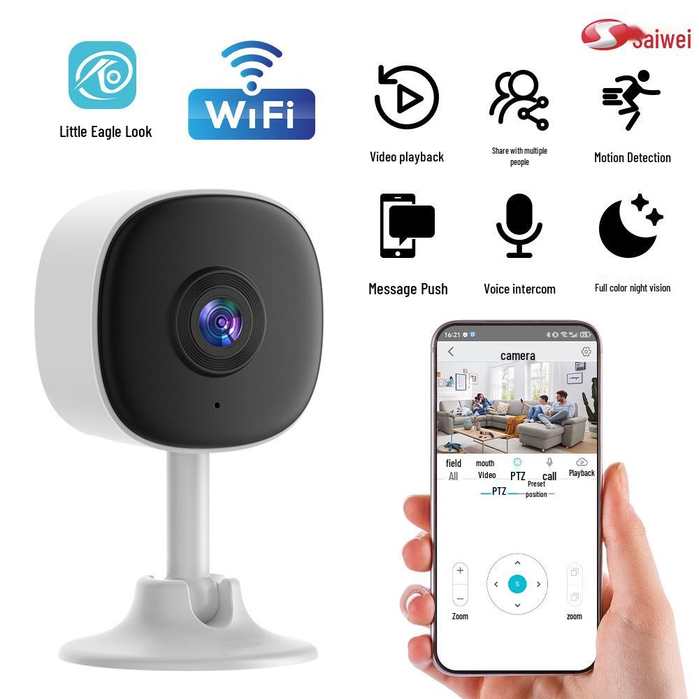 360° Remote Wireless HD Night Vision AI Camera