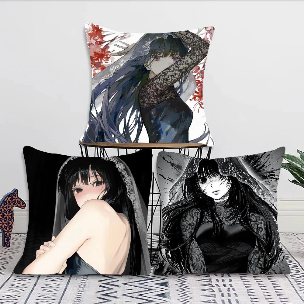 Osaragi Anime S-Sakamoto Days Pillow Case Square Pillow Bedroom Sofa Leisure Comfortcushioncar Living Room Home Decoration 40X40