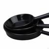 3 Pieces Dollhouse Cookware Set Miniature Metal Frying Pans 1/12 Scale for Kitchen