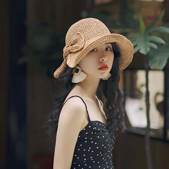ZoikoM Chapeau Pêcheur Papillon Brodé - Casquette Mode Élégante Unisexe Été