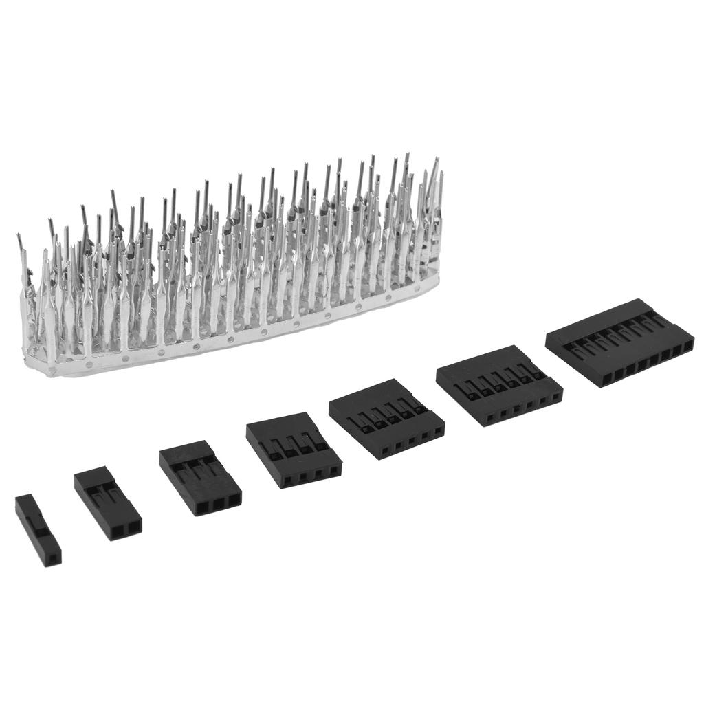 310pcs 2.54mm Connectors Wire Jumper Cable Pin Header Connector Housing Assortment Kit