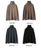 Cashmere Women's High Neck Loose Knit Sweater - Autumn Winter Edition