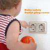10Pcs EU Power Socket Electrical Outlet Baby Child Safety Guard Protection Anti Electric Shock Plugs Protector Rotate Cover