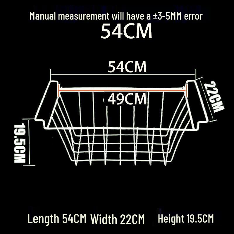 Refrigerator Storage Hanging Basket for Freezer and Dorm Organization