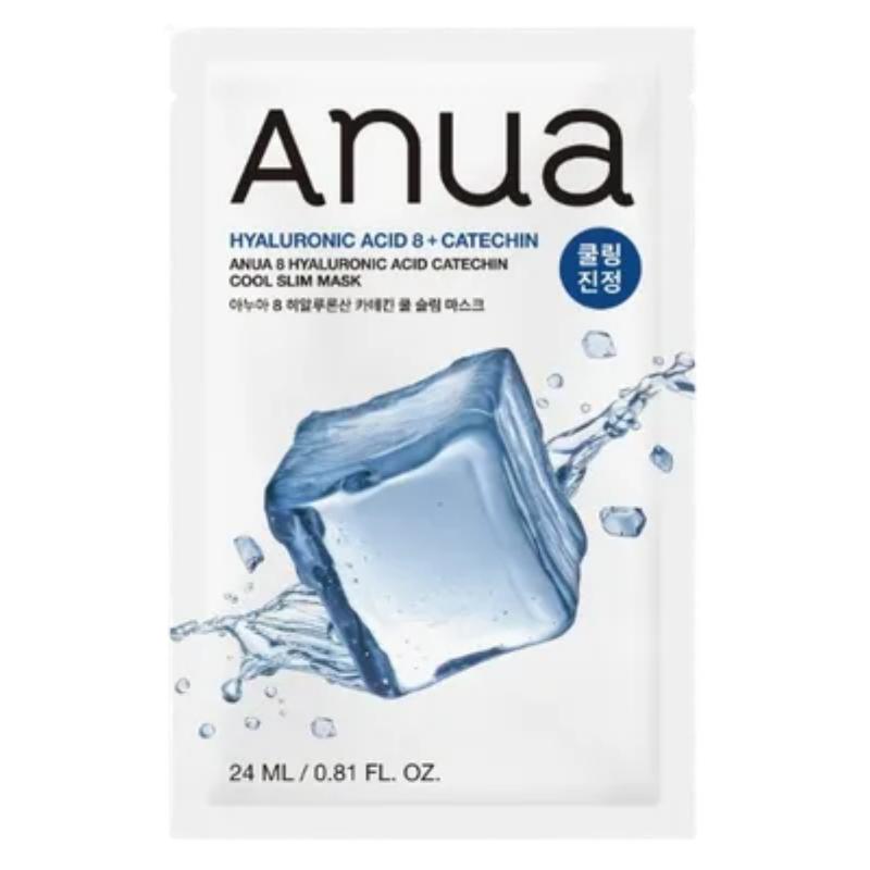 Anua 8 Hyaluronic Acid + Catechin Cool Slim Mask 24ml