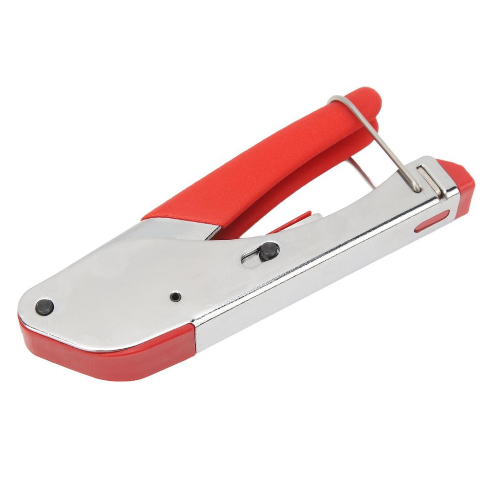Coaxial Cable Crimper Coax Wire Stripper Crimping Stripping Tool with F Connector for RG59 RG6