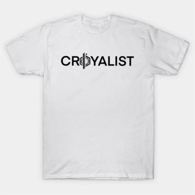

Горячая распродажа летняя футболка бренд футболка для мужчин Croyalist Футболка мужская мода хлопковая футболка повседневная унисекс с коротким рукавом топы S