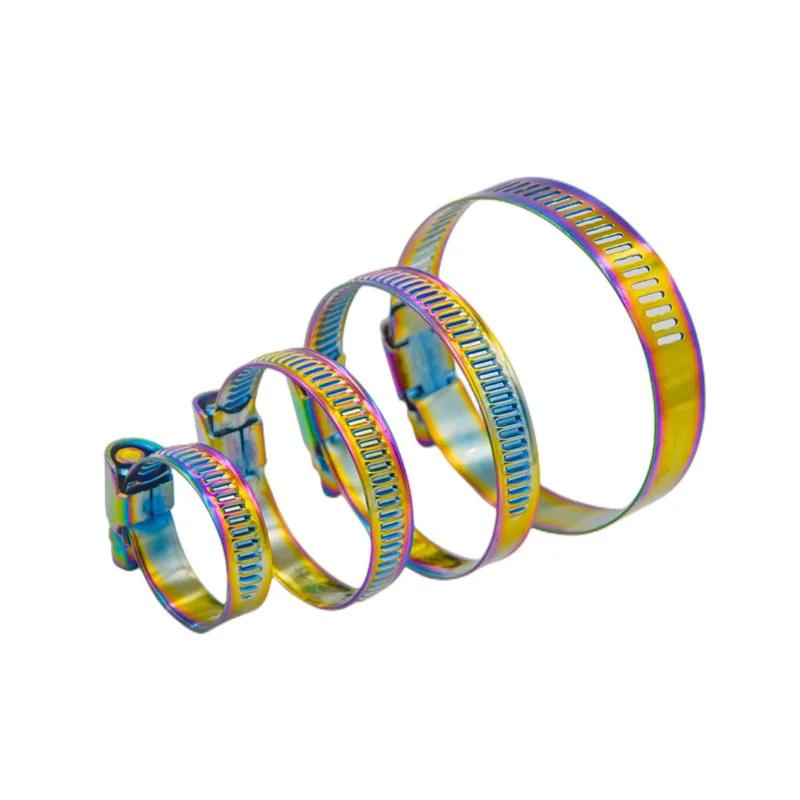 Morsetti/Fascette per Tubi Moto Colore Placcato Clip Filtro Aria