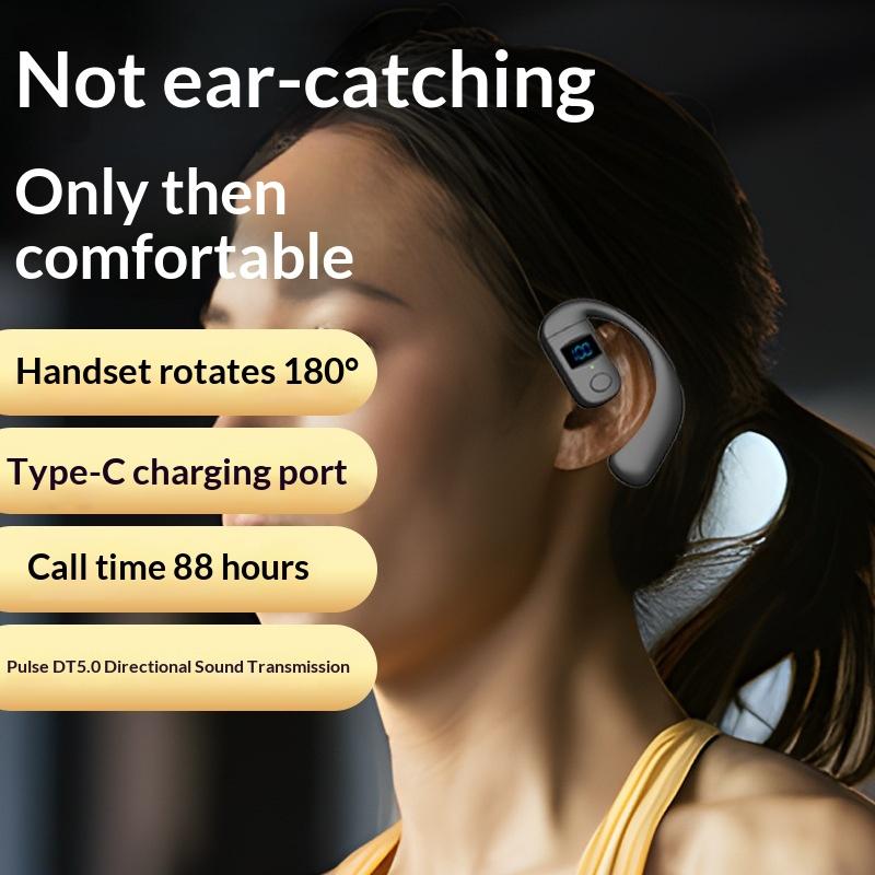 Running Wireless Bluetooth Earphones Bt5.4 180° Rotation Ear Hook Ear Headset For Vivo Huawei Oppo Xiaomi