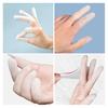 50/100/500/1000Pcs Disposable Latex Finger Cot Waterproof Finger Protector Sleeve Crafting Nail Art Cracking Pain Relief Fingertips Thumb