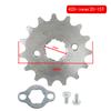 Motorcycle 420 17mm 10 11 12 13 14 15 16 17T Front Engine Sprocket For Dirt Pit Monkey Dax Bike Go Kart ATV Quad Motocross