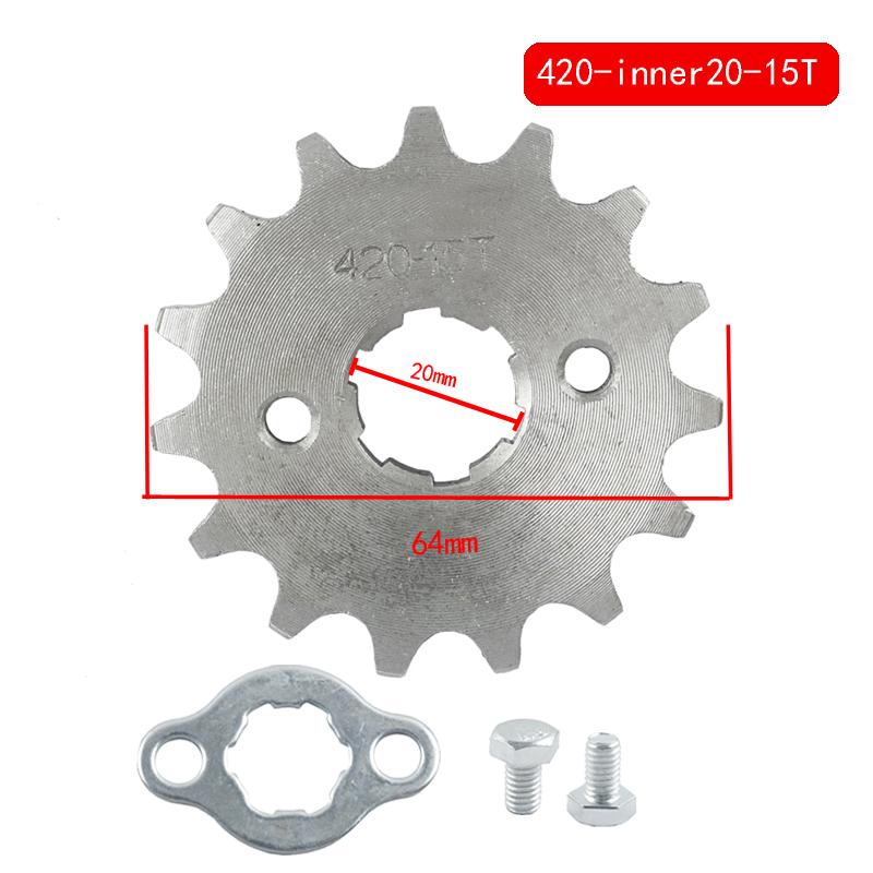 Motorcycle 420 17mm 10 11 12 13 14 15 16 17T Front Engine Sprocket For Dirt Pit Monkey Dax Bike Go Kart ATV Quad Motocross