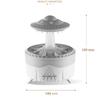 Unique and Safe: Fashionable Colorful Raindrop Humidifier with Silent Rain-Fragrance and Night Light Functions